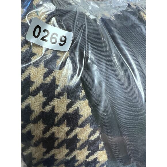 Vintage Evan Picone Womens Blazer Jacket 8 P Wool Blend Equestrian Houndstooth - Picture 9 of 9